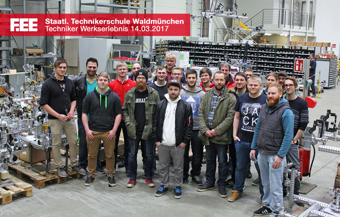 Exkursion der Techniker zu F.EE in Neunburg v. Wald