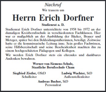 2020 12 23 Nachruf Erich Dorfner