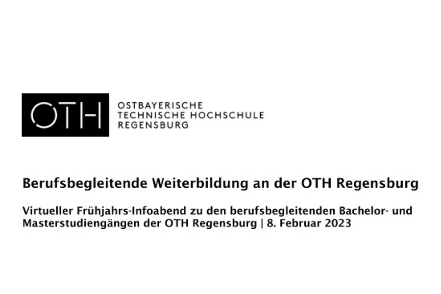 2023 01 25 Fruhjahrs Infoabend an der OTH Regensburg