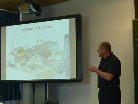Ehemaliger Temelin Ingenieur referierte an der Technikerschule