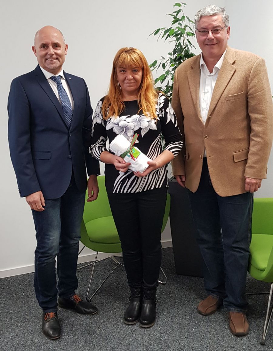 Ungarische Lehrerin auf Hospitationsbesuch an unserer Schule