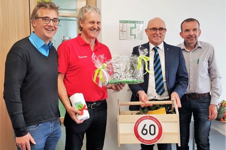 Aller guten Dinge sind drei: Auch Ade Saurer feierte den 60.