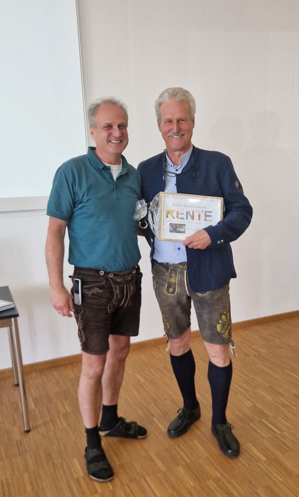 Für die Elektroabteilung Mane Senft