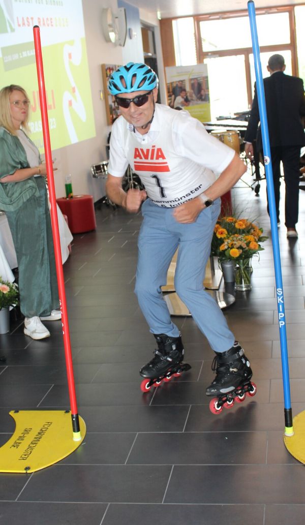 Inline-Parcours zum Ruhestand