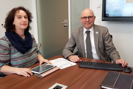 Schulpsychologin F. Urban verstärkt unsere Berufsschule