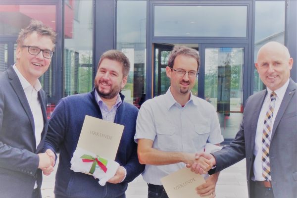 Verdiente Beförderungen für M. Höpfl und V. Lankes