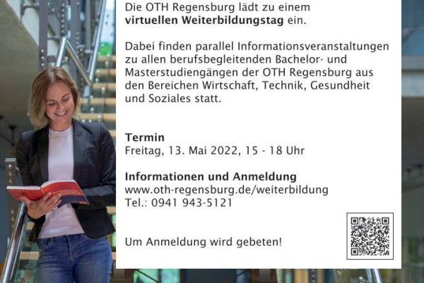 Weiterbildungstag an der OTH Regensburg am 13. Mai 2022