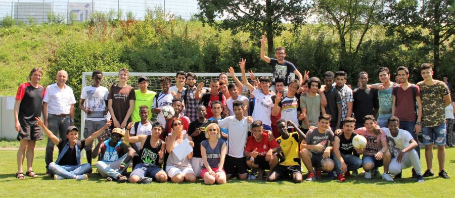 Sporttag der Flüchtlingsklassen