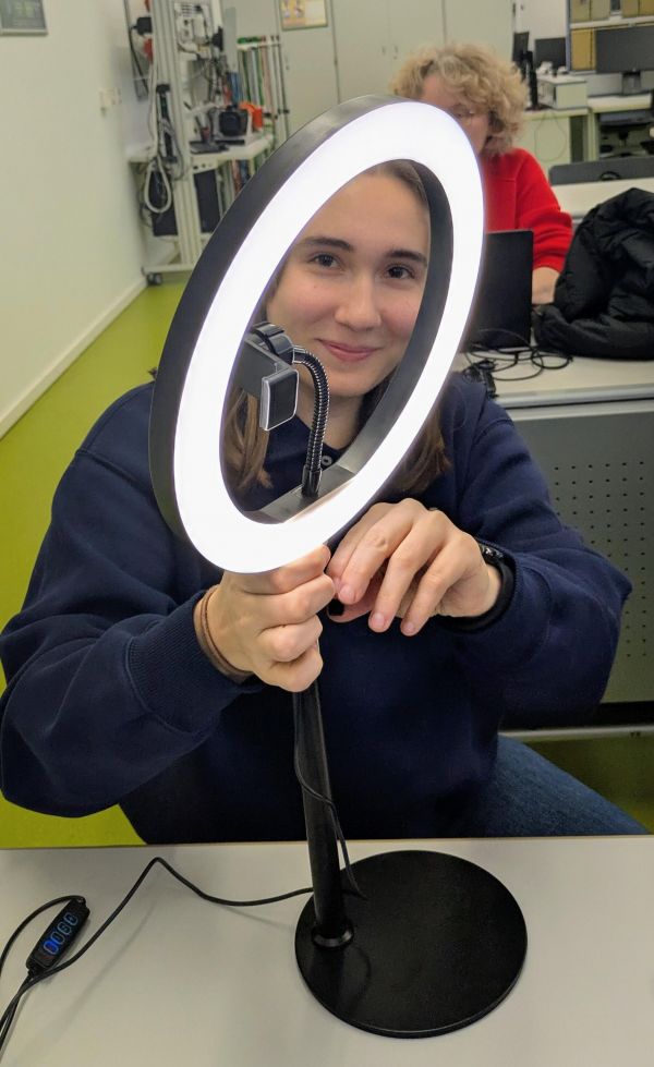 Das Ringlicht funktioniert!