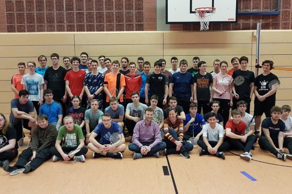 Badmintonturnier an der Außenstelle Furth im Wald 2020
