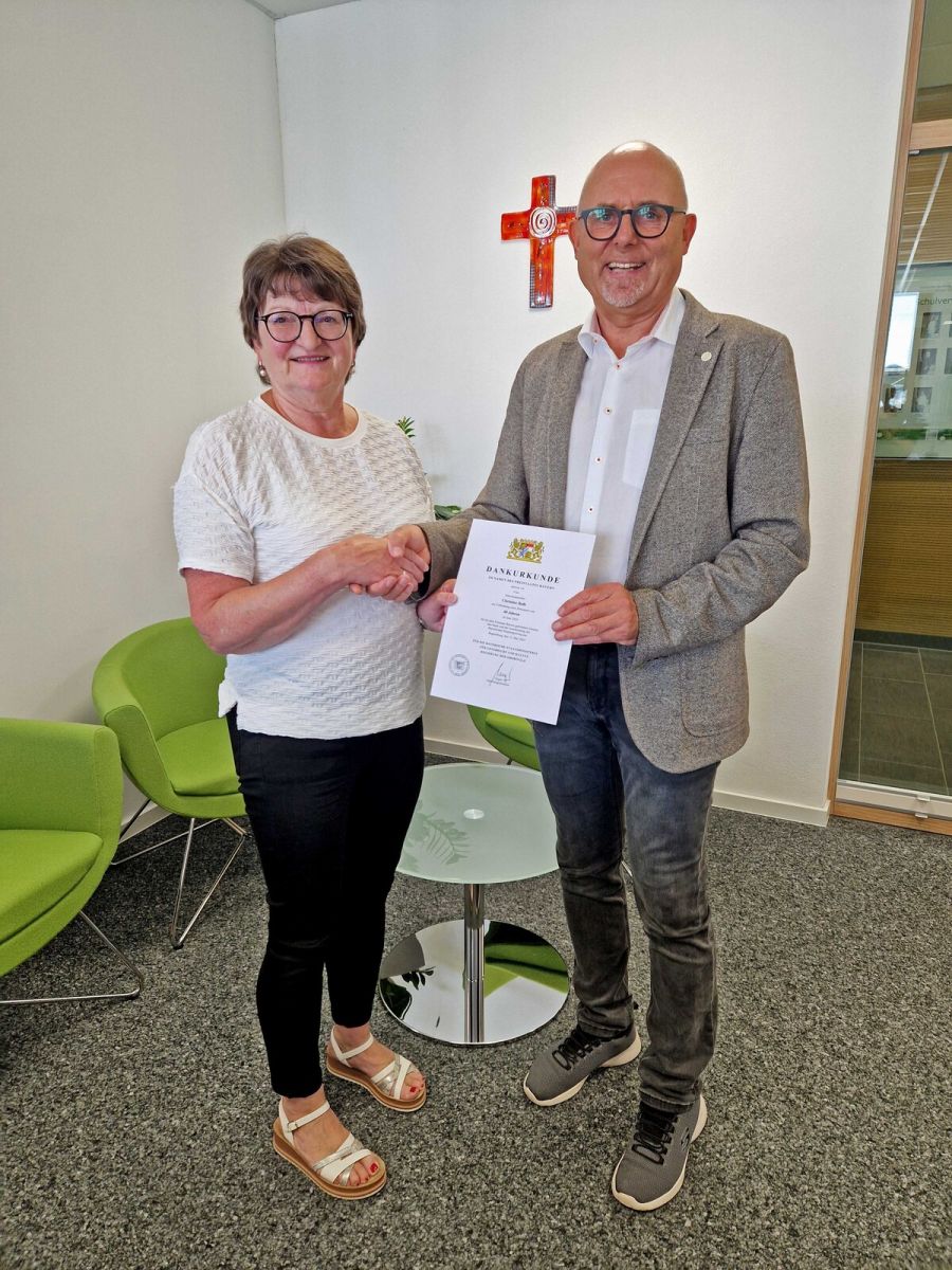 40-jähriges Dienstjubiläum OStRin Christine Balk