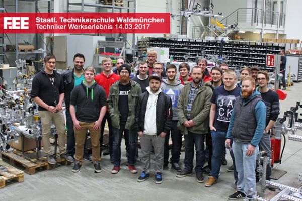 Exkursion der Techniker zu F.EE in Neunburg v. Wald