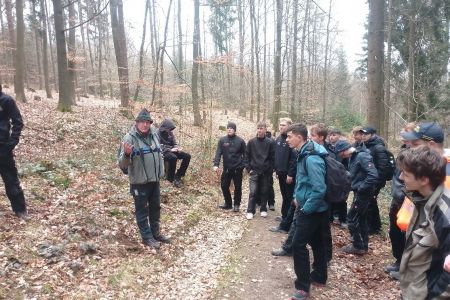 Außenstelle Furth im Wald: Waldbegehung BGJ Schreiner und Zimmerer