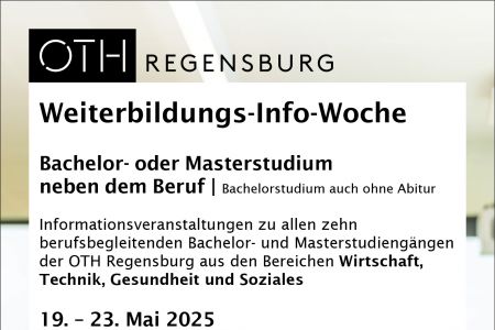 Weiterbildungs-Info-Woche der OTH Regensburg