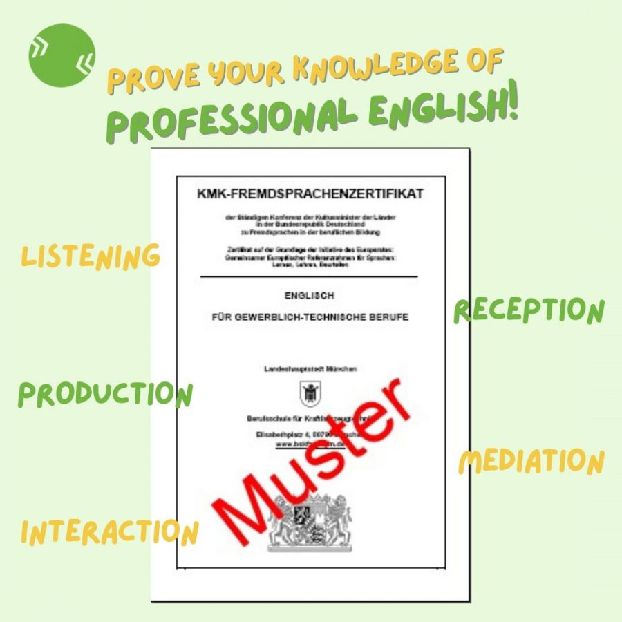 Sign up now: KMK-Zertifikatsprüfung Englisch