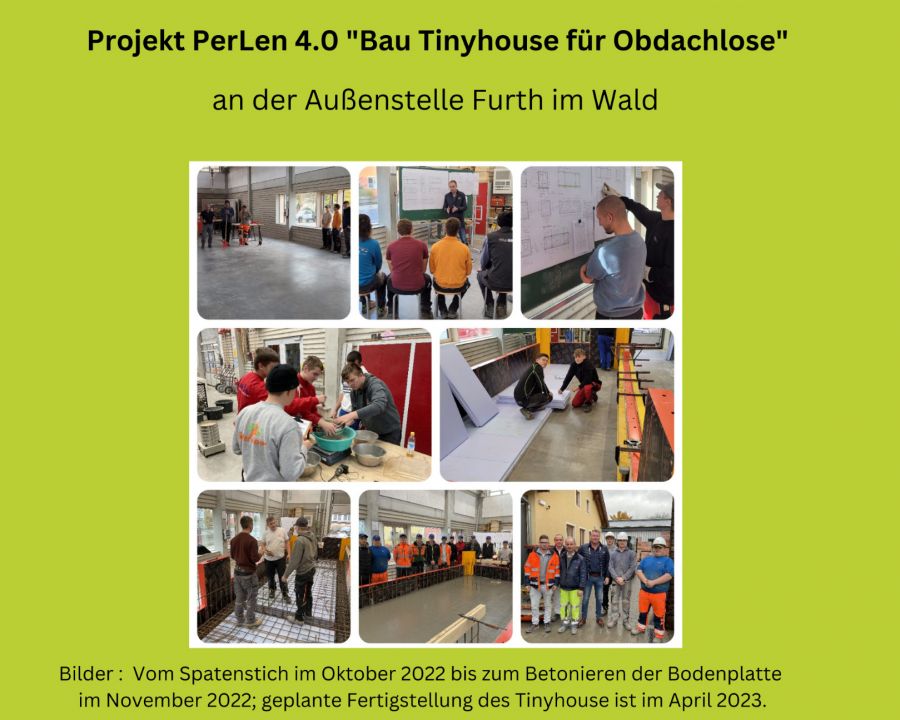 Außenstelle Furth im Wald - Projekt Tiny House für Obdachlose
