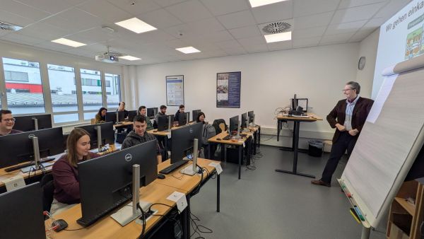 Prof. Weber in seinem Element!