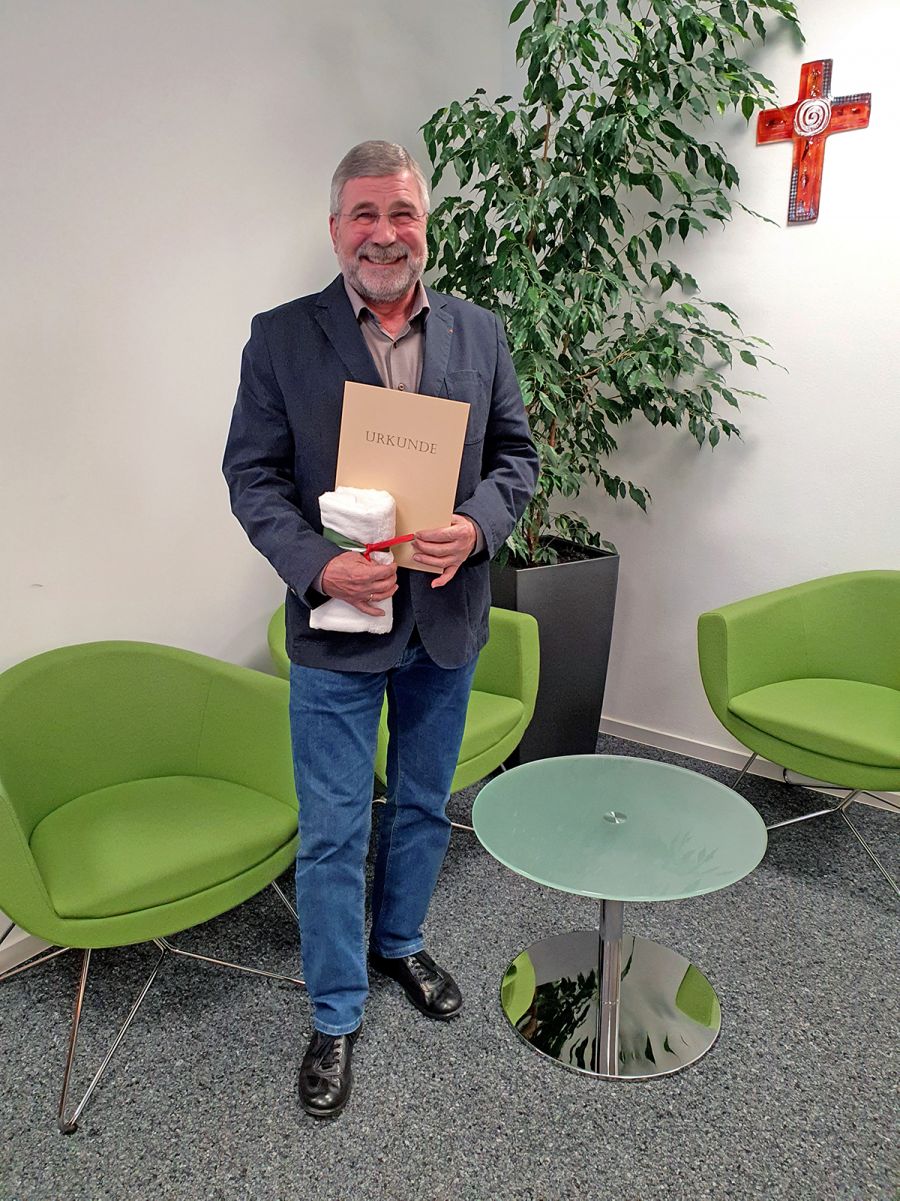 Wir gratulieren zum 40. Dienstjubiläum!