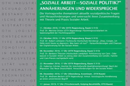 Ringvorlesung der OTH: Soziale Arbeit - Soziale Politik?