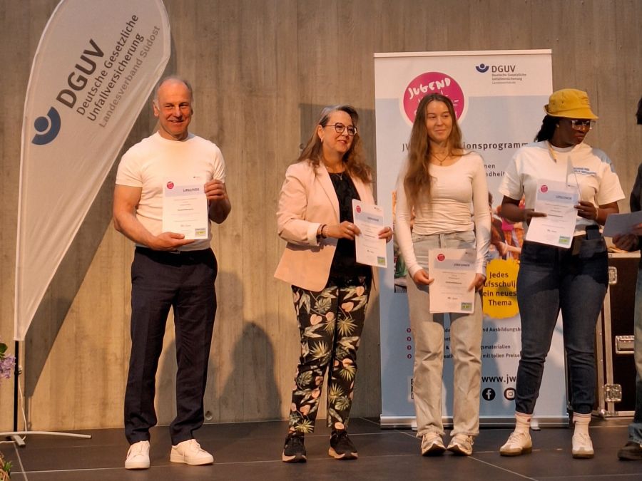 Berufsschule holt Platz 3 bei JWSL-Wettbewerb zum Arbeitsschutz!