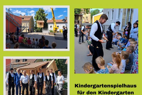 Außenstelle Furth im Wald - Übergabe des 20. Kinderspielhauses