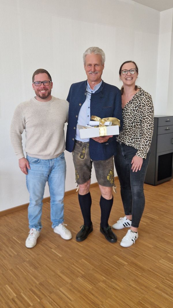 Abteilung Berufsvorbereitung Stephanie Auer und Werner Hofmann