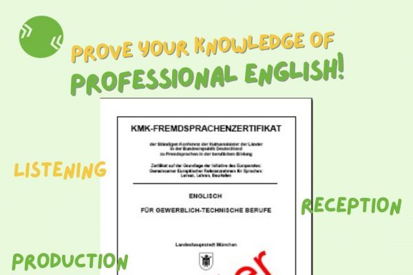 Sign up now: KMK-Zertifikatsprüfung Englisch