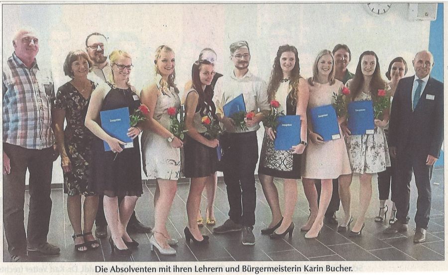 Abschlussfeier der BS Plus