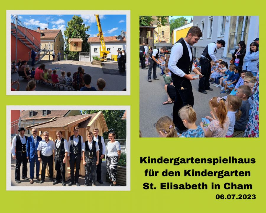 Außenstelle Furth im Wald - Übergabe des 20. Kinderspielhauses