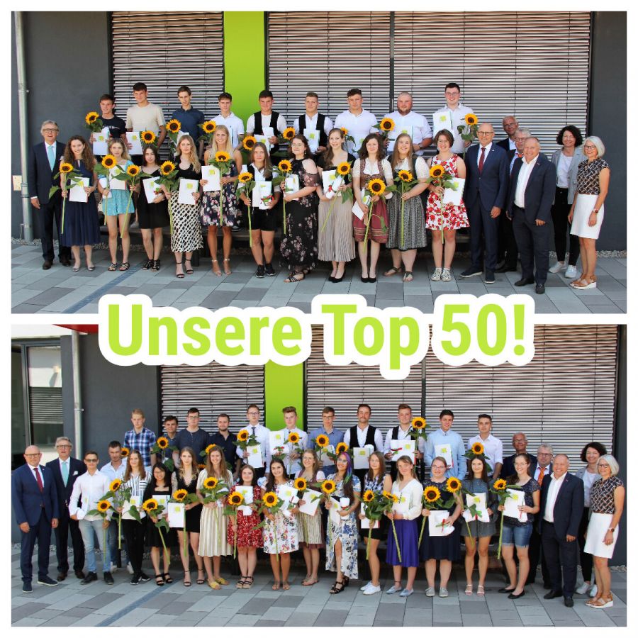 Ehrung der besten Absolventen des Schuljahres 2021/22