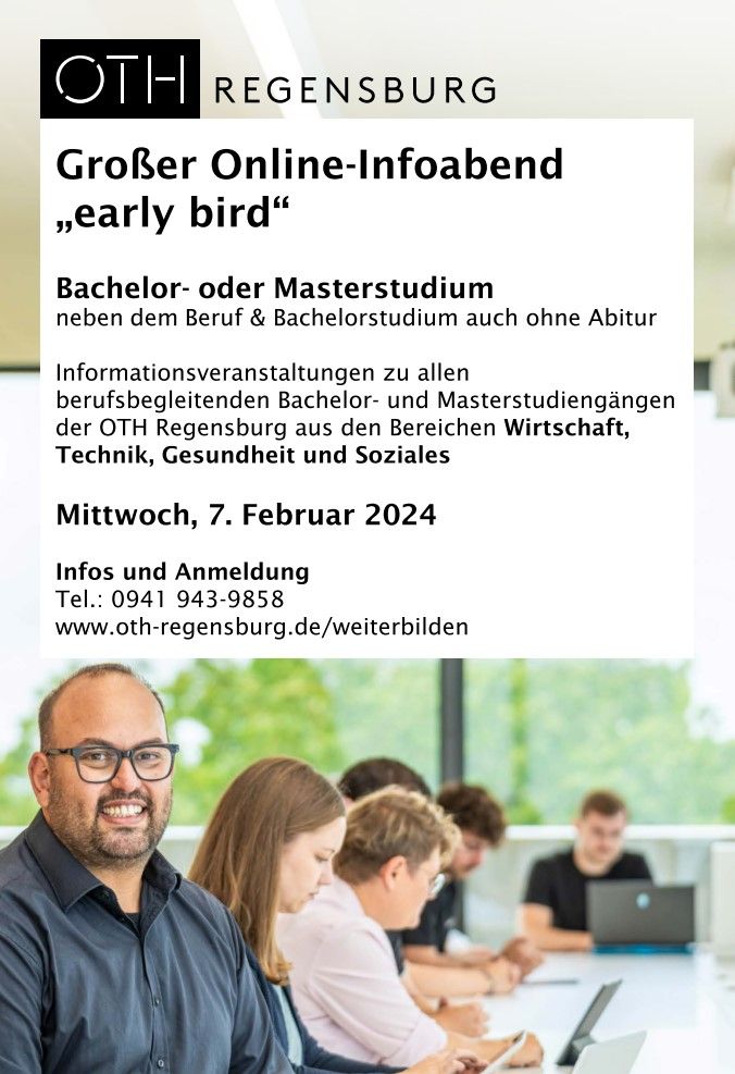 Berufsbegleitende Weiterbildung an der OTH Regensburg 2024