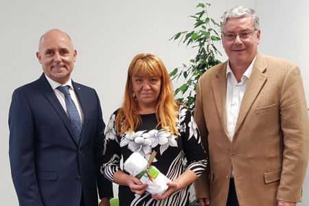 Ungarische Lehrerin auf Hospitationsbesuch an unserer Schule