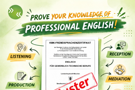 Sign up now: KMK-Zertifikatsprüfung Englisch