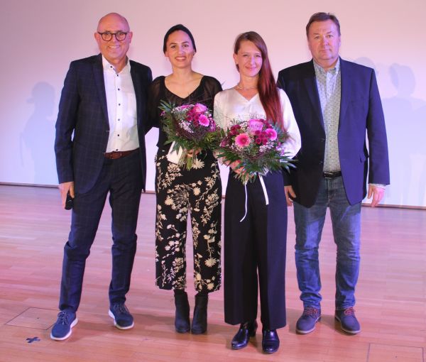Siegfried Zistler, Tina Schwender, Ellen Steinmüller, Walter Dendorfer (vlnr)