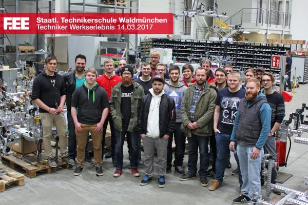 Exkursion der Techniker zu F.EE in Neunburg v. Wald
