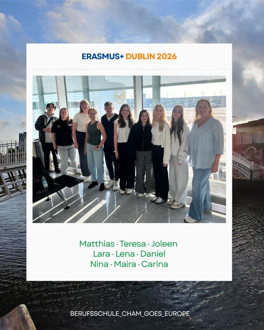 ☘️ Halbzeit in Irland: Erasmus+ Mobilität von 9 kaufmännischen Azubis