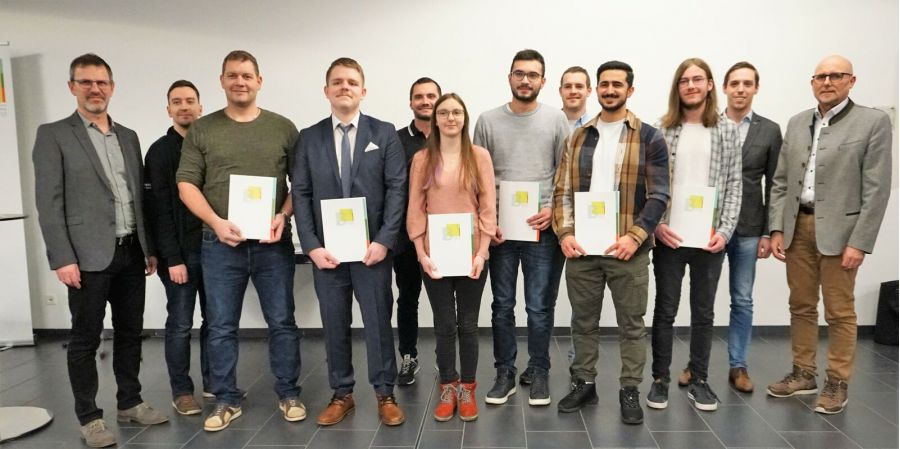 Abschlussfeier der Abteilung Elektro und Mechatronik