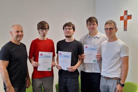 Preisträger des Schulwettbewerbs "Jugend will sich(er)leben"