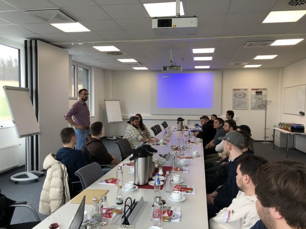 Begrüßung am Standort Zandt 2