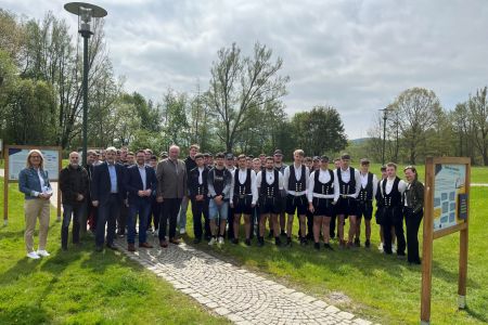 Europas-Werte-Wanderweg - zu Gast bei der Eröffnung