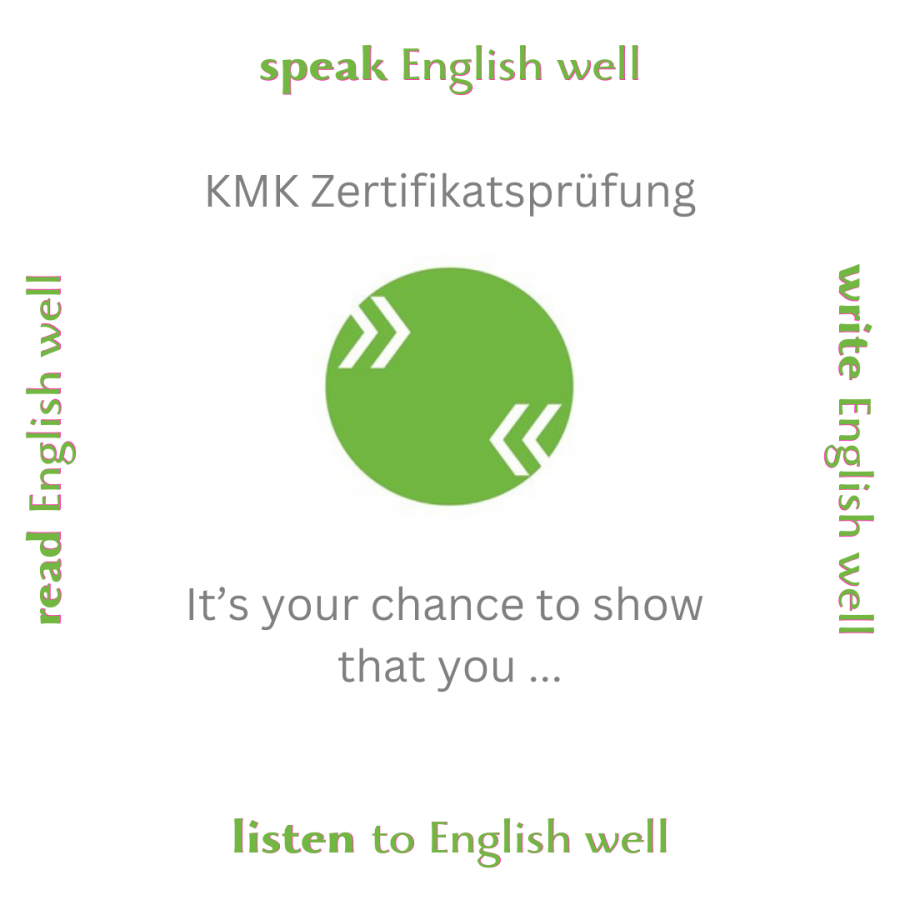 Anmeldung möglich für die Zertifikatsprüfung Englisch