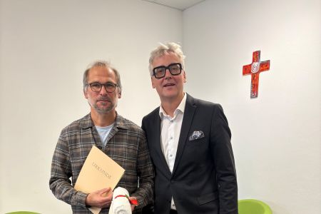 25-jähriges Dienstjubiläum Florian Hecht und Johann Staudner