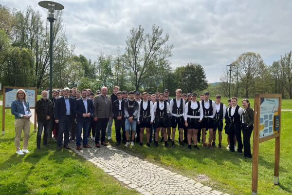 Europas-Werte-Wanderweg - zu Gast bei der Eröffnung