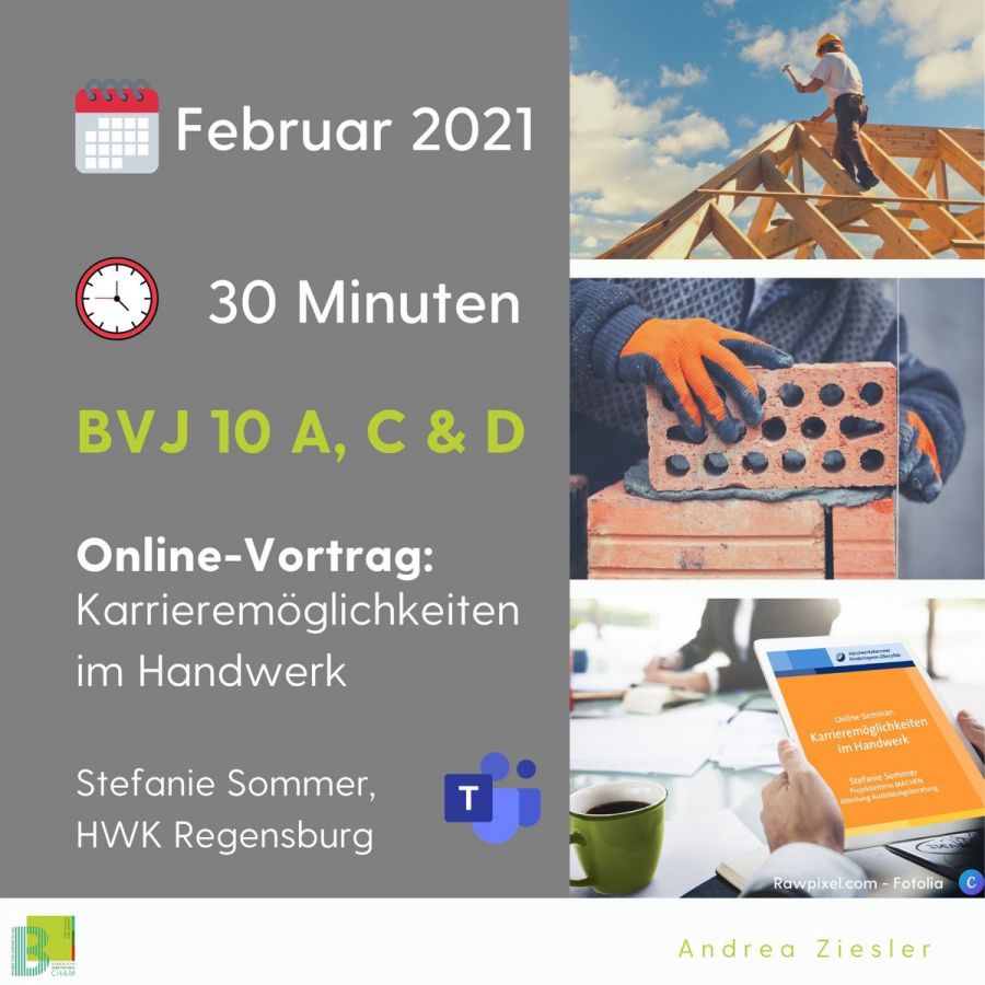 Berufsvorbereitung online: Karrieremöglichkeiten im Handwerk