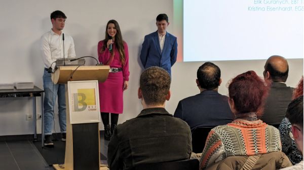 Abschlussreden von Vincent Bucher, Kristina Eisenhardt, sowie Erik Guranych