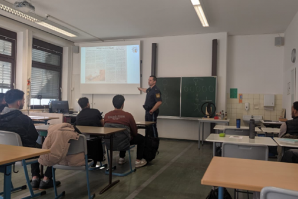 Vortrag zum Thema Suchtprävention