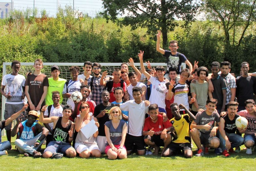 Sporttag der Flüchtlingsklassen