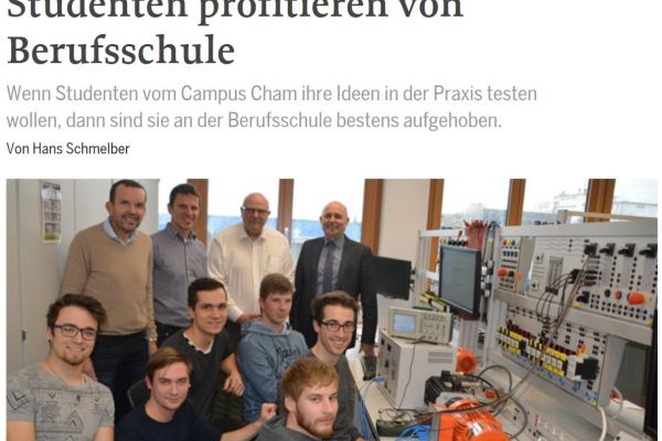 Campus-Studenten lernen an der Berufsschule