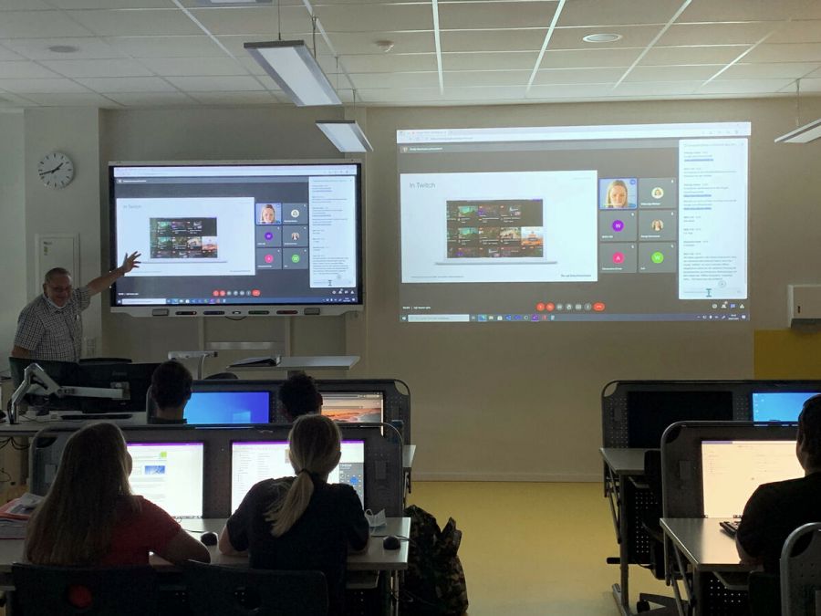 google virtuell zu Gast in der Wirtschaftsabteilung