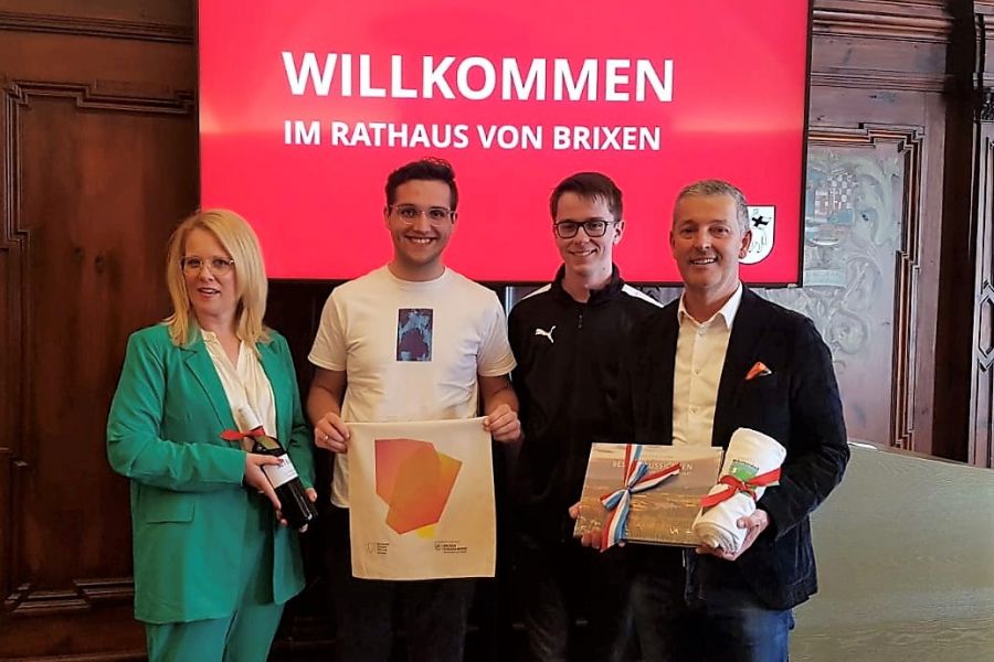 Empfang beim Bürgermeister von Brixen